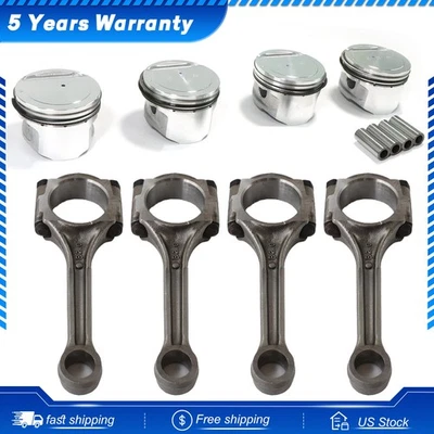 Pistones y anillos de motor G4GC 2,0 L con varilla de conexión para Hyundai Elantra Kia Soul Foto 1 de 4
