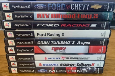 PS2 Racing Games Lot of 9 - All Tested! Sony PlayStation 2 - Image 1 of 3