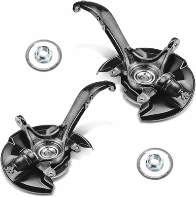 Conjunto de buje de cojinete de rueda y nudillo de dirección delantera de 2 piezas para Honda Accord 20... Foto 1 de 4