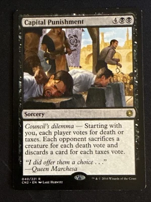 1x Capital Punishment (040) Conspiracy: Take the Crown LP MTG Magic x1 MKE - Image 1 of 2