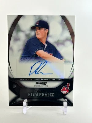 Drew Pomeranz 2010 Bowman Sterling Prospect automático #BSP-DP Cleveland Indians Foto 1 de 2