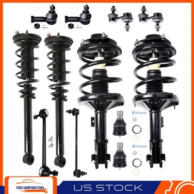 For 2000-2005 Mitsubishi Eclipse Front & Rear Struts Sway Bars Ball Joints Kit - Image 1 of 4
