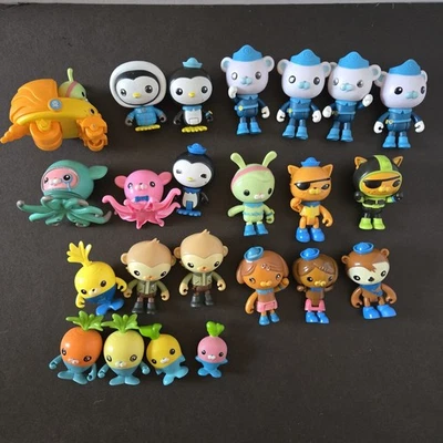Brinquedo Fisher Price Octonauts - Lote de 23 bonecos com duplicatas - Imagem 1 de 4