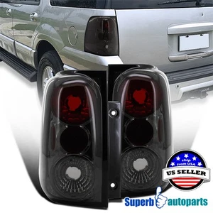 Fits 2003-2006 Ford Expedition Tail Lights Brake Lamps Smoke 03-06 Replacement - Picture 1 of 13