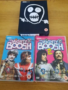 Good Condition - The Mighty Boosh Series 1 And 2 Dvd HARD Box Set FREE POST - Picture 1 of 2