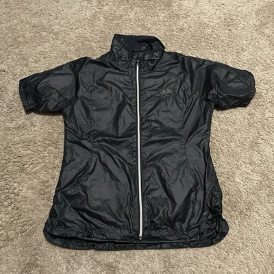 Chaqueta cortavientos Sunice para mujer mediana cremallera completa rendimiento ligero negra Foto 1 de 4