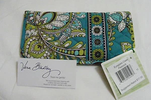 Vera Bradley PEACOCK SINGLE Eye EYEGLASSES SUNGLASSES CASE for PURSE Tote NWT - Picture 1 of 3