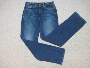 Silver Jeans Herren 32x34 (32x33) Gordie Straight Leg Denim Jeans Blau - Bild 1 von 13
