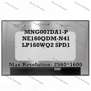 MNG007DA1-P NE160QDM-N41 LP160WQ2 SPD1 2560*1600 Screen LCD LED Matrix Panel - Picture 1 of 2