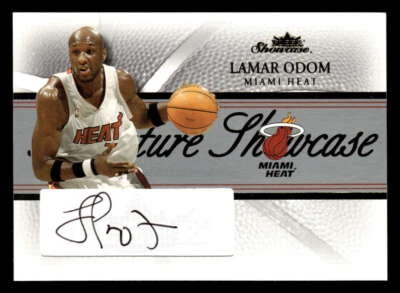 2004-05 Fleer Showcase Lamar Odom Signature Showcase Auto /150 Heat ZZ3968 - Image 1 of 2