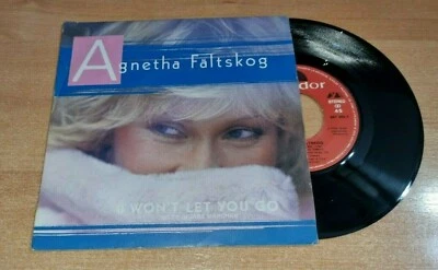 AGNETHA FALTSKOG I won't let you go ABBA 7" SPAIN SINGLE VINYL VINYL RARE 1985 - Image 1 of 3