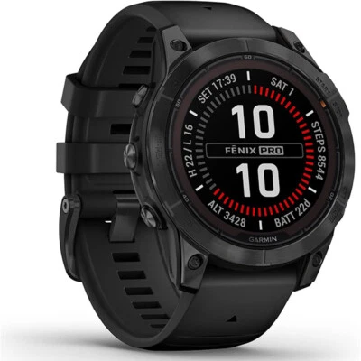 Reloj inteligente Garmin Fenix 7 Pro Sapphire Solar Edition con pantalla tctil - Imagen 1 de 4