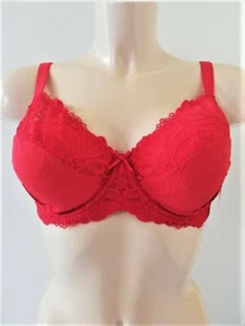 KOLLE SERRE SOUTIEN GORGE ARMATURE TAILLE 95D MODELE FELICIA COULEUR ROUGE - Picture 1 of 3