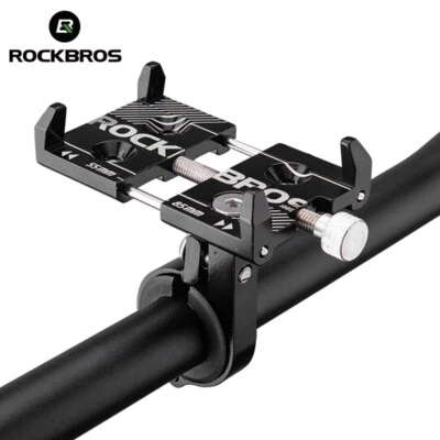 RockBros Universal Aluminum Bike Phone Mount Stand Holder For 3.5-6.2inch - Image 1 of 4