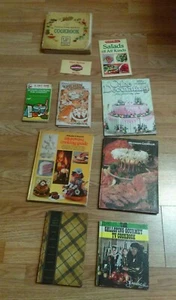 Lot Of 10 Vintage Cookbooks & Leaflets, Microwave Cooking, Cakes, Salads, Meals - Picture 1 of 12