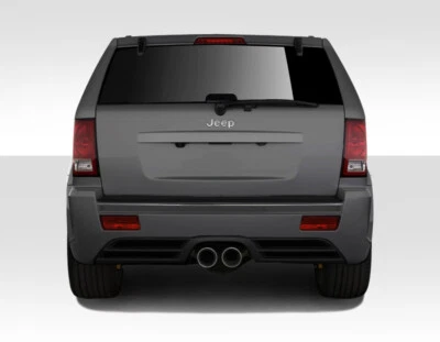For 2005-2010 Grand Cherokee Duraflex SRT Look Rear Bumper Cover - 1 Piece Foto 1 de 4