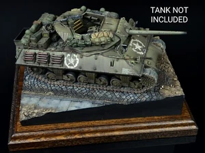Street Diorama Base do czołgu 1/35 ŻYWICA II WOJNA ŚWIATOWA Pro zbudowana i malowana - Zdjęcie 1 z 3