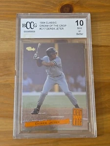 1994 Classic Cream of the Crop #C17 Derek Jeter BCCG 10 Mint - Picture 1 of 6