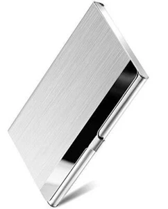 MaxGear Metal Business Card Holder for Men & Women, Pocket Business Card Case - Picture 1 of 6