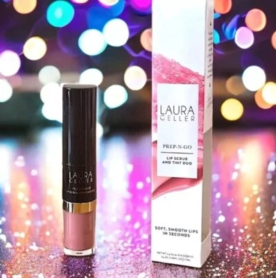 LAURA GELLER Lip Scrub and Tint Duo In Finish Line 0.16 Oz Brand New In Box - Image 1 of 4
