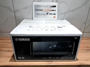 In Stock Yamaha RX-V6A 7.1ch Ch AV Receiver Black 120Hz High Slew Rate Amplifier - Picture 1 of 7