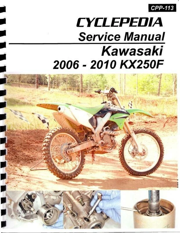 Manual de servicio Kawasaki KX250F: 2006-2010 Foto 1 de 1