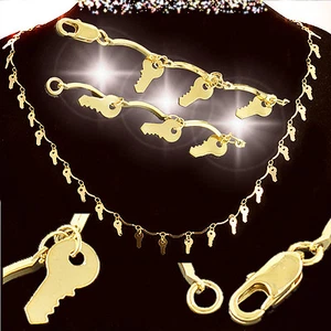 23 inch Gold Key Necklace - 38 keys - Award for Realtors/Homeowners/Key Clubs - Picture 1 of 1