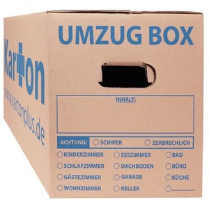 Umzugskartons Umzugskisten Umzug Karton 2 wellig 613x293x337 mm doppelter Boden - Bild 1 von 8