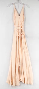 Maxi vestido envolvente rosa rubor sin mangas Yumi Kim para mujer talla XS Rush Hour - Imagen 1 de 8