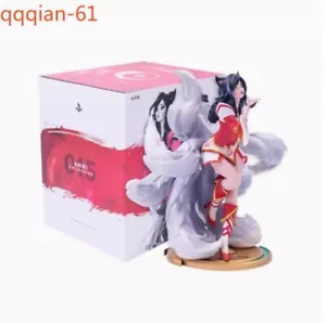 LOL League of Legends Ahri Figura la Nueve Colas Figura Fox Diaplay Estatua Regalo - Imagen 1 de 8