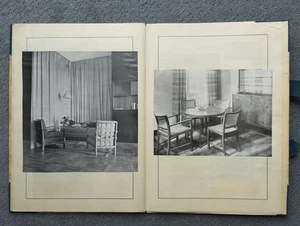 Album einer Architektin Art Deco 20/30er J. Einrichtung Häuser Grundrisse ect. ! - Bild 1 von 11