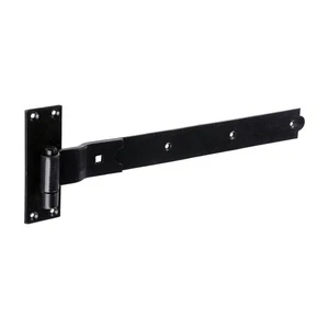 Gancho con manivela de 24" y bisagras de banda en placas - negro - Imagen 1 de 1