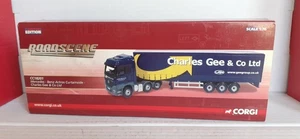 CORGI CC18201 MERCEDES-BENZ ACTROS CURTAINSIDE- CHARLES GEE & CO - LTD EDITION - Picture 1 of 12