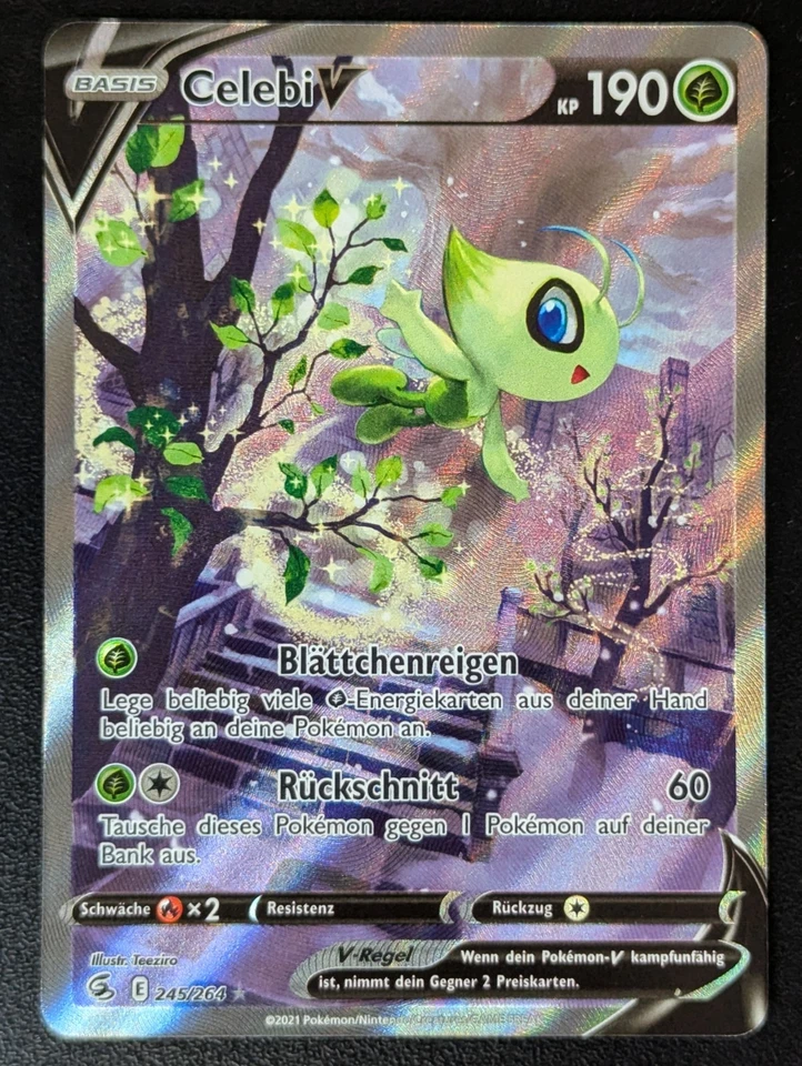 Pokémon Celebi V 245/264 Fusionsangriff Deutsch Near Mint - Bild 1 von 1