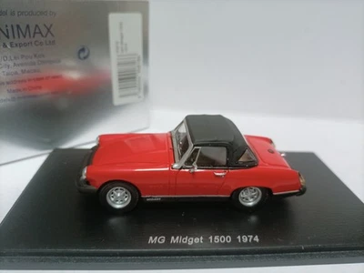 Spark escala 1:43 Rover MG Midget 1500 1974 rojo cupé coche modelo Foto 1 de 4