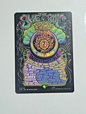 MTG English The One Ring (Borderless Poster) NM Normal (card 3) - Image 1 of 4