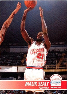 1994 Hoops Malik Sealy #337 Los Angeles Clippers Basketball Card - Image 1 of 2