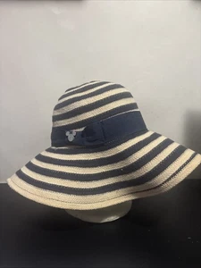 Sombrero Disney Mujer Ala Ancha Parques Mickey Mouse Floppy Sol Playa Azul Tostado Adulto - Imagen 1 de 6