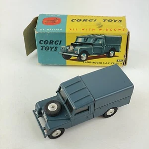 Boxed Corgi Toys 351 Land Rover RAF Vehicle Box A/F - Picture 1 of 22