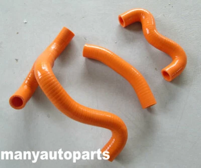 silicone radiator Y hose FOR KTM 50SX 2012-2018 50 SX 13 14 15 16 17 ORANGE Foto 1 de 4