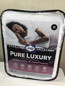 Sealy Sterling Collection Pure Luxury Queen Mattress Pad White