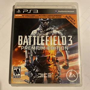 Battlefield 3 Premium Edition PlayStation 3 2011 PS3 Clean Disc Complete - Picture 1 of 2