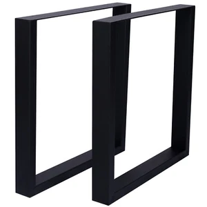 2PCS Square Table Legs 28X 24" Metal Heavy Duty Dining Coffee Table Legs - Picture 1 of 10