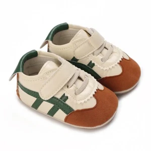 Classic Baby Boy Girl Crib Shoes Infant Sneakers Casual Shoes Newborn Baby Shoes - Picture 1 of 22