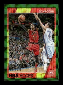 2016-17 Panini NBA Hoops Basketball Dennis Schroder #41 Green Parallel #'d /149 - Picture 1 of 2