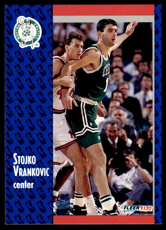 1991-92 FLEER STOJKO VRANKOVIC BOSTON CELTICS #251 - Image 1 of 2