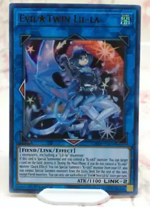 Yugioh - Evil Twin Lil-La GEIM-EN016 Ultra Rare - NM - Picture 1 of 2