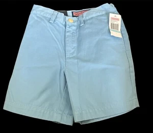Vineyard Vines Club Shorts Boy's Youth's Size 5 Dolphin Blue Stretch Waist NEW - Picture 1 of 3