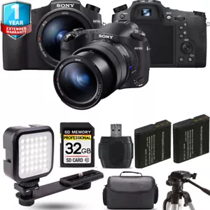 Sony Cyber-shot DSC-RX10 IV Digital Camera + Extra Battery + LED +1 Yr Warranty - Picture 1 of 10