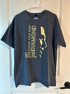 Neil Diamond World Tour 2005 Tee, Large, Pre-Owned - Picture 1 of 5
